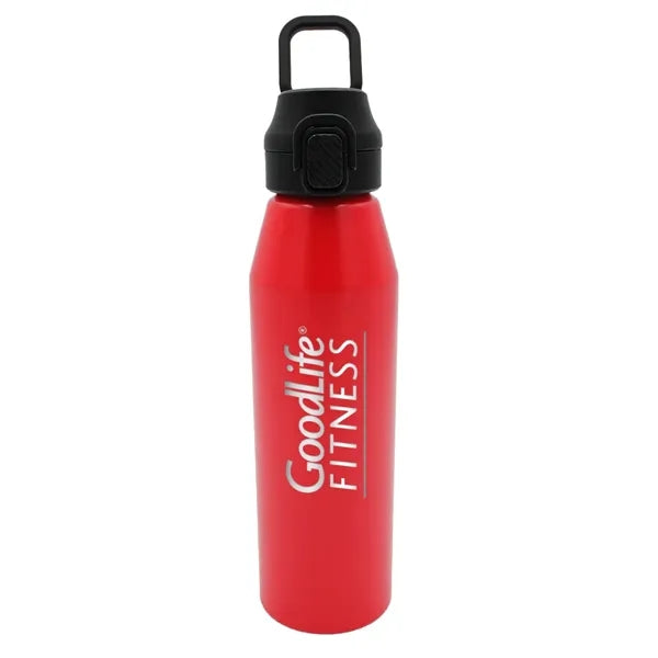 25 oz. Recycled Aluminum Bottle with Chug Lid, Laser Engrave