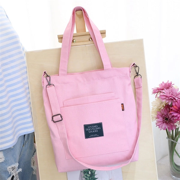 12OZ Cotton Canvas Crossbody Shoulder Bag for women