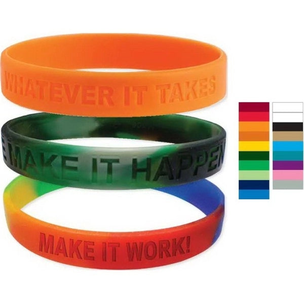 Debossed Silicone Bracelet