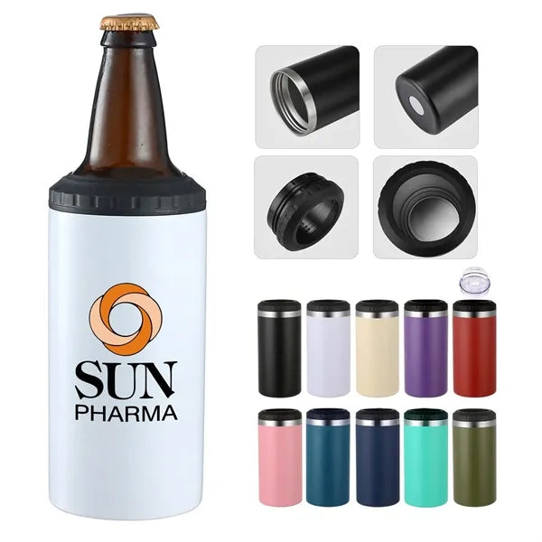 16 oz Stainless Steel Double Wall Insulated Can Cooler