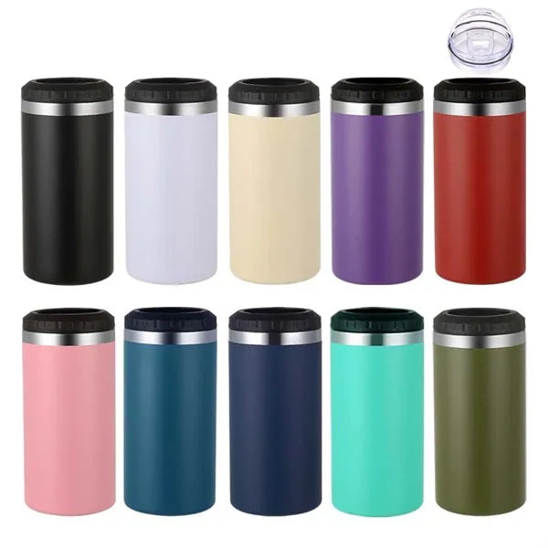 16 oz Stainless Steel Double Wall Insulated Can Cooler