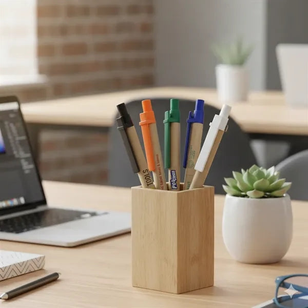 Eco-Friendly Recycled Cardboard Click Ballpoint Pen