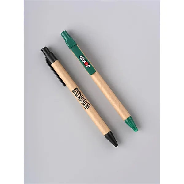Eco-Friendly Recycled Cardboard Click Ballpoint Pen