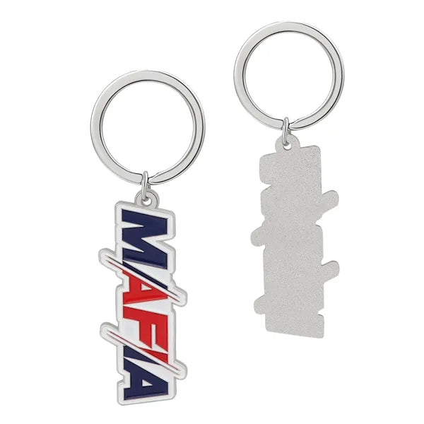 Die Cast Zinc Alloy Soft Enamel Keychain 0.9"x3.7"