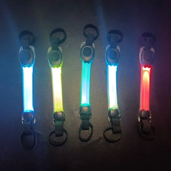 LED Pet Safety Light with Silicone Strap Dog Collars