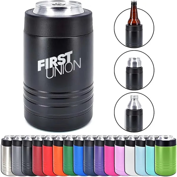 4-in-1 Stainless Steel 12 oz Double Wall Vacuum Can Cooler