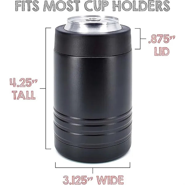 4-in-1 Stainless Steel 12 oz Double Wall Vacuum Can Cooler