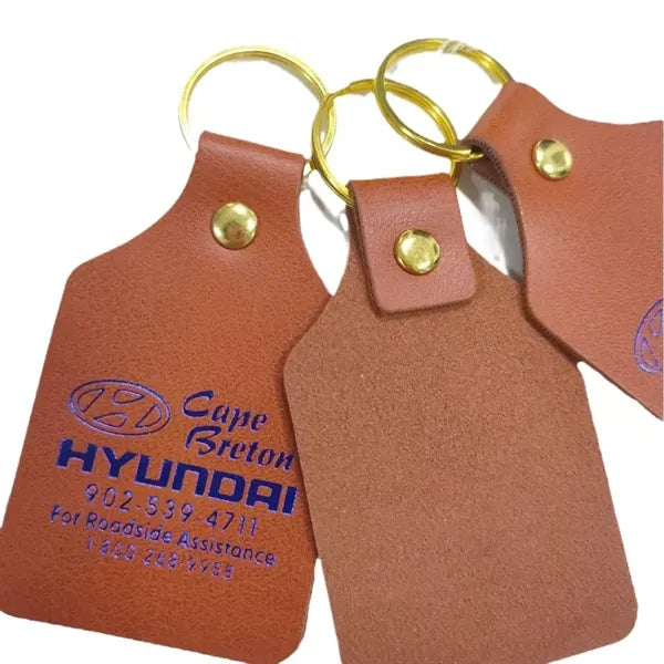 Leather Realtor Custom Keychain