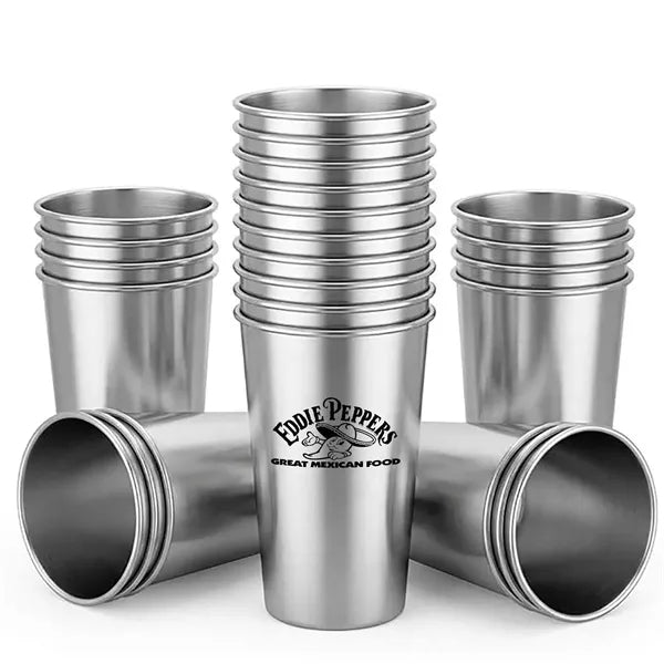 16 oz Stainless Steel Cups