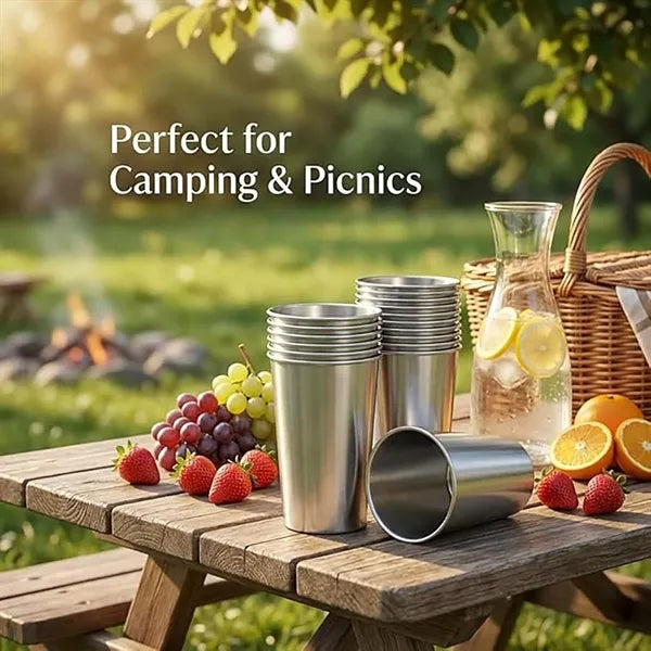 16 oz Stainless Steel Cups