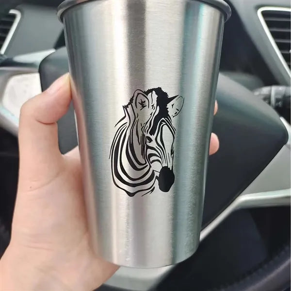 16 oz Stainless Steel Cups