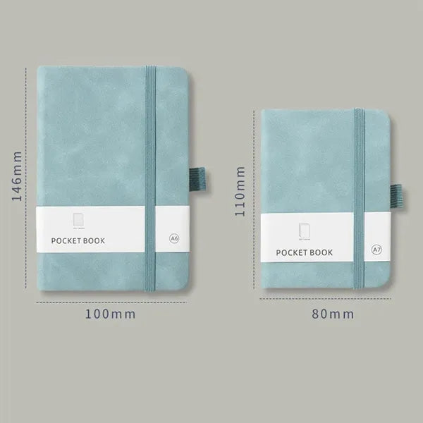 Small Pocket Notebook A6 A7 Mini Leather Journal