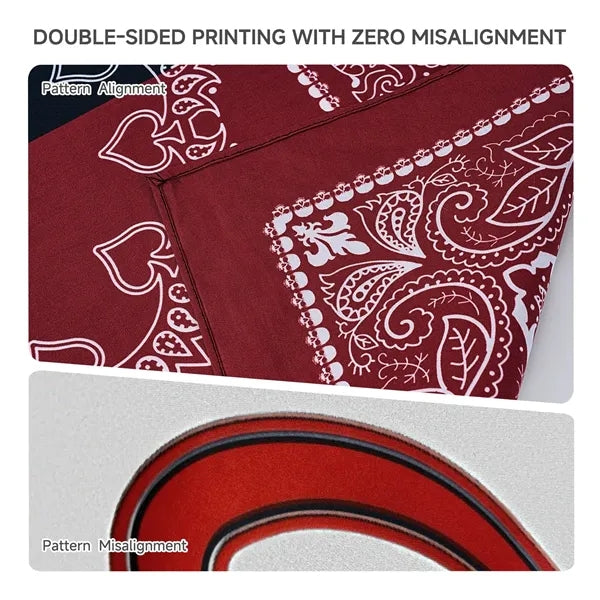 Full Color Cotton Square Bandanna