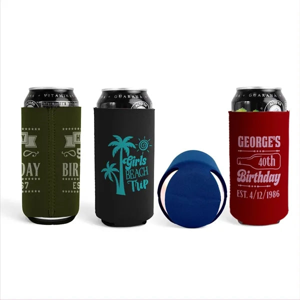 Single Ink 16oz Neoprene Tall Can Coolie