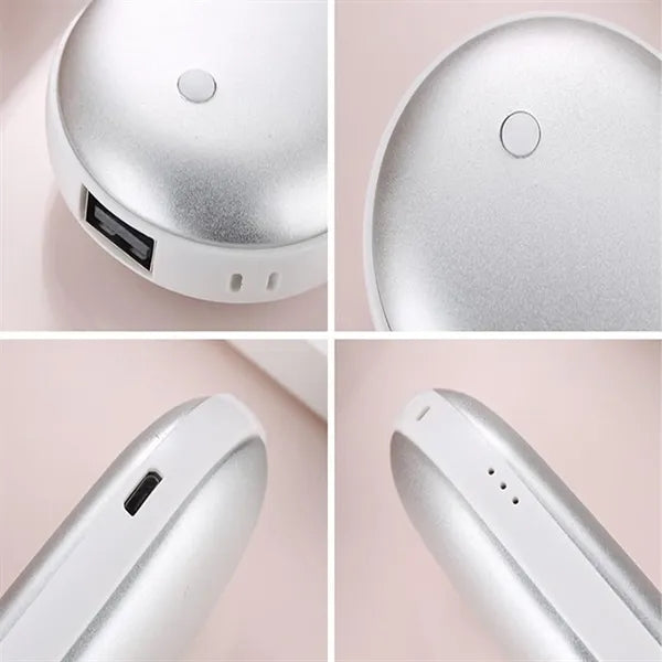 2400mAh/5000mAh 2-in-1 Pocket Hand Warmer & Power Bank