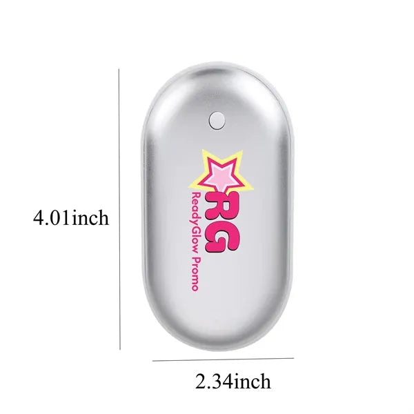2400mAh/5000mAh 2-in-1 Pocket Hand Warmer & Power Bank