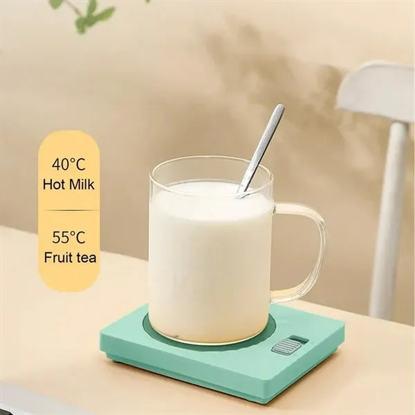 Automatic Heating Cup Coaster with 2 Modes for Home Office