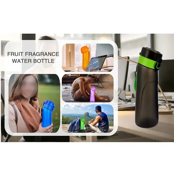 25 oz flavored water bottle tritan plastic for school sports