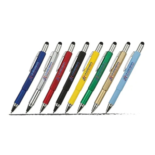 6"1 multi-functional tool pen made of durable ABS with metal