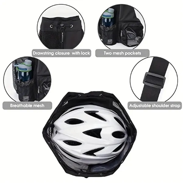 Waterproof Mesh Drawstring Gym Swimming Sports Backpack