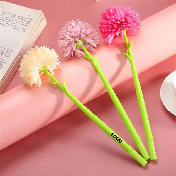 Silicone Flower Pen