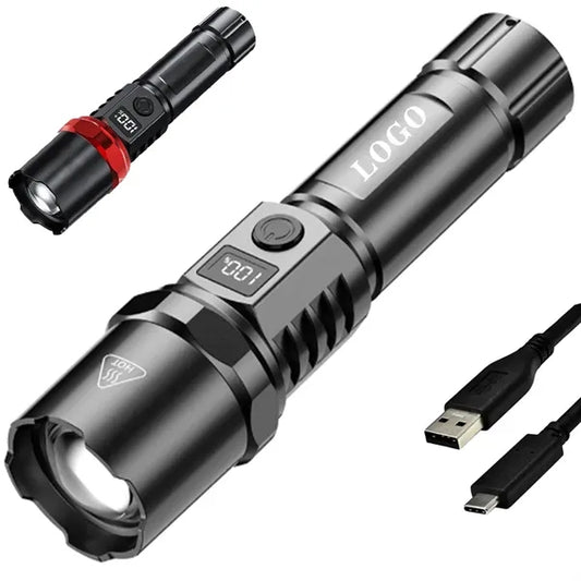 3 Lighting Modes Outdoor Rechargeable LED Flashlight