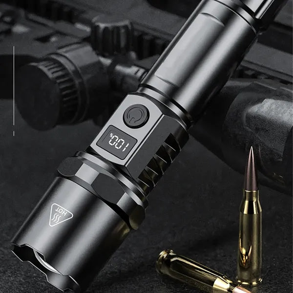 3 Lighting Modes Outdoor Rechargeable LED Flashlight