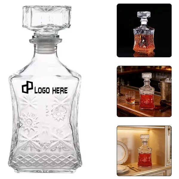 Square Bottom Wine Decanters