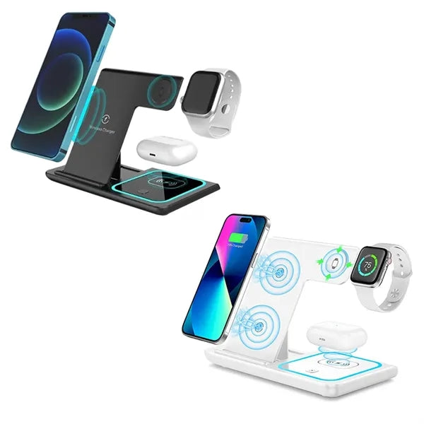 3 in 1 Foldable Wireless Charger Charging Station