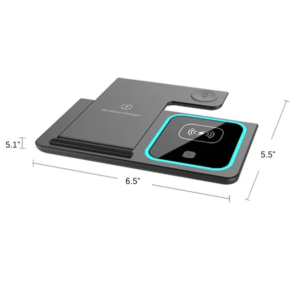 3 in 1 Foldable Wireless Charger Charging Station