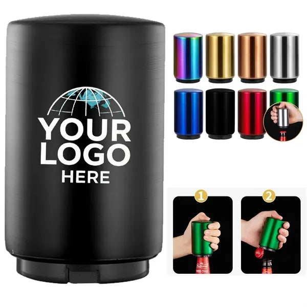 Stainless Steel Automatic Push Down Beer Bottle Opener
