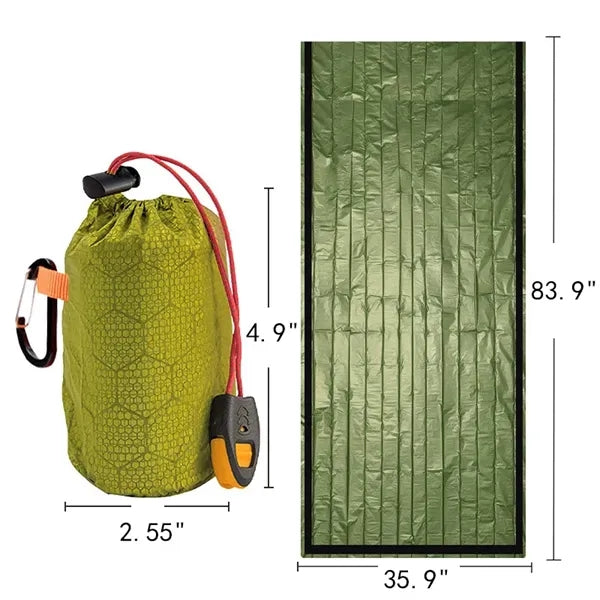Foldable Emergency Sleeping Bag Survival Compression Sack