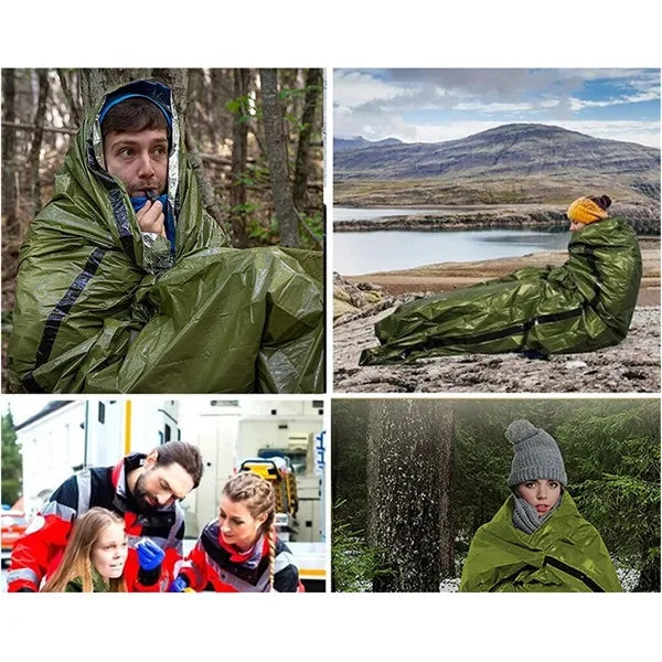 Foldable Emergency Sleeping Bag Survival Compression Sack