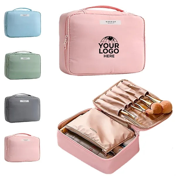 Large Capacity Waterproof Makeup Cosmetic Toiletry Bag