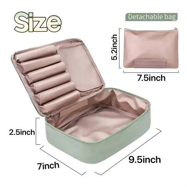Large Capacity Waterproof Makeup Cosmetic Toiletry Bag
