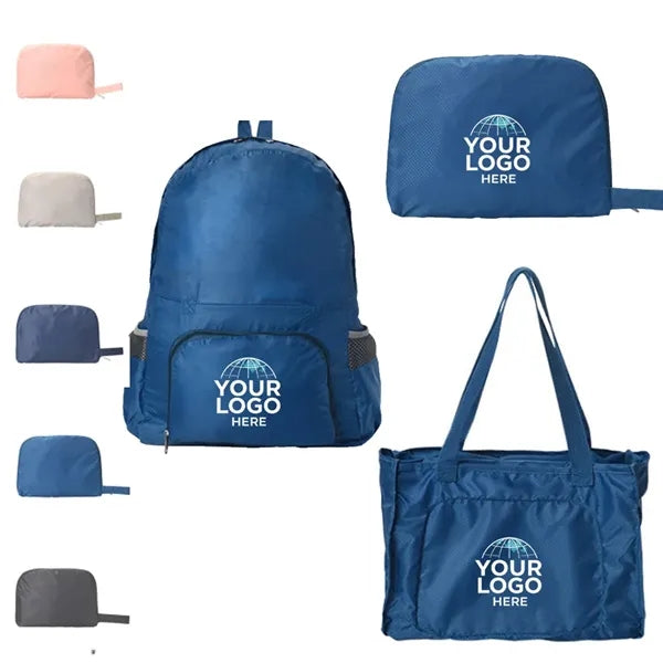 Travel Waterproof Folding Duffel Bag Multi-Purpose Backpack