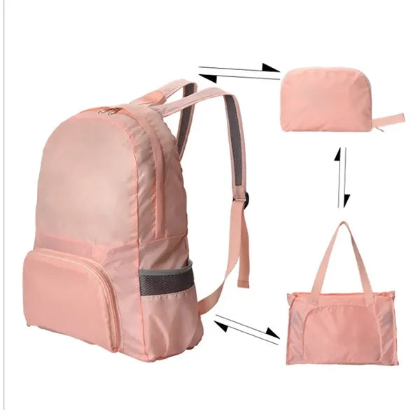 Travel Waterproof Folding Duffel Bag Multi-Purpose Backpack