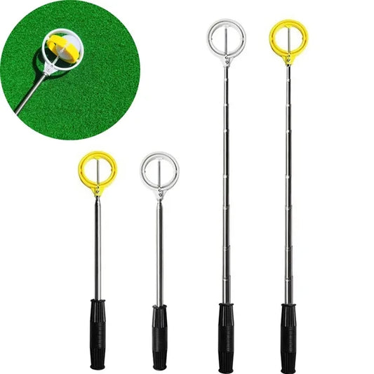 Stainless Steel Retractable Golf Ball Picker Retriever