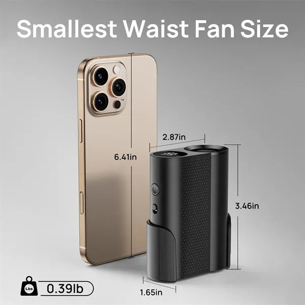 Waist-Worn Usb Fan