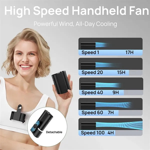 Waist-Worn Usb Fan