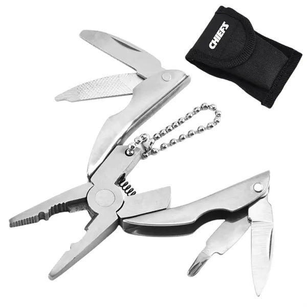 Mini Multi-Tool Pliers with Keychain