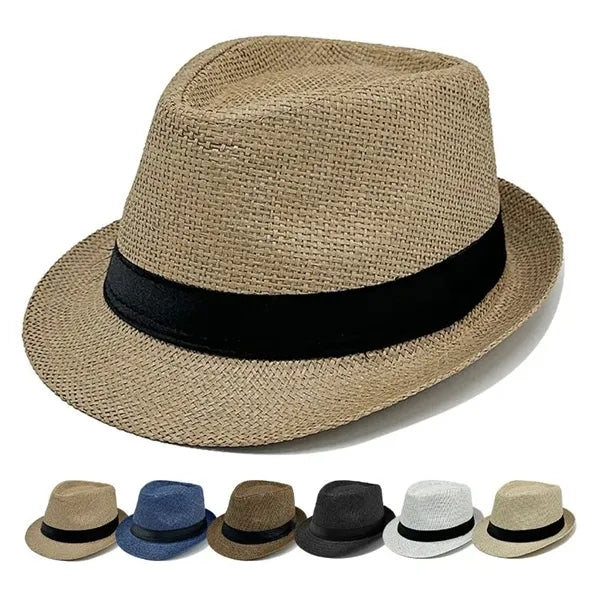 Straw Fedora Hat
