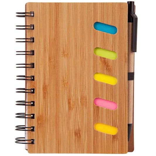 Bamboo Spiral Notebook Set