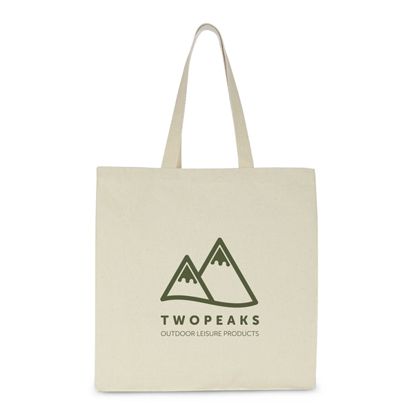 Canvas Shopper w/ Gusset - Natural
