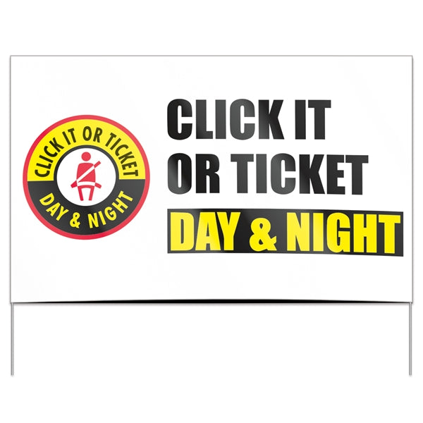 Double Sided Poly Bag Yard Sign (16" x 26")