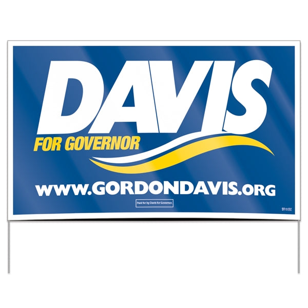 Double Sided Poly Bag Yard Sign (16" x 26")