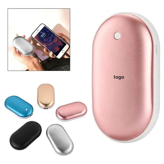 2-in-1 Portable Rechargeable Power Bank Hand Warmer