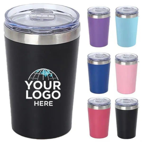12 Oz Stainless Steel Insulated Coffee Tumbler With Lid