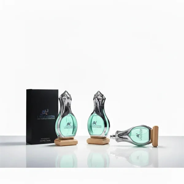 Mermaid style Perfume Bottle Glass Packaging custom logo