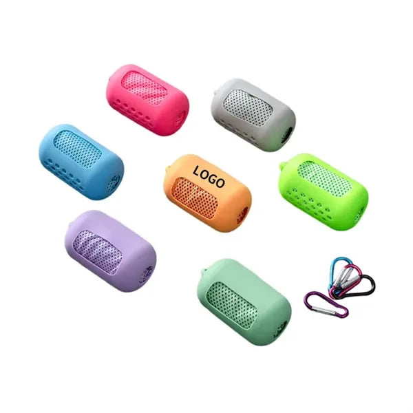 Sports Quick-dry Cooling Towel with Silicone Case Outdoor